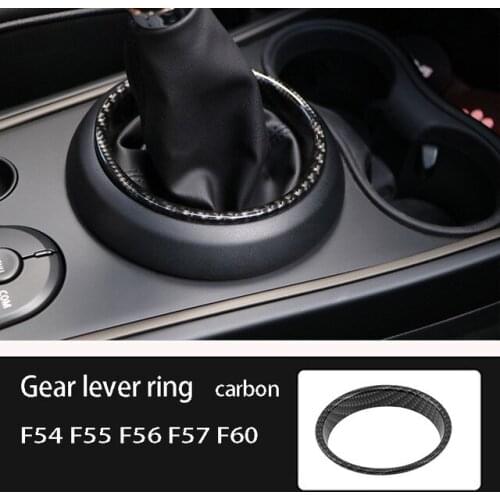 Car Gear Lever Shift Panel Ring Decoration Cover Accessories For-BMW Mini Cooper S F54 F55 F56 F57 F60 Countryman