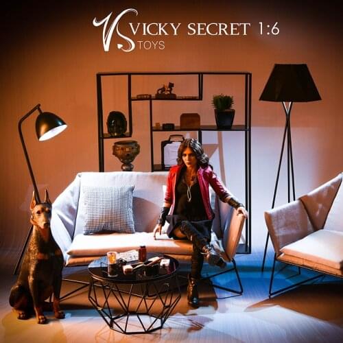 18XG30 1/6 Figure Scene Accessories Furniture Series Sofa/Tea Table/Floor Lamp/Table Lamp Model Toys for 12'' Action Figure