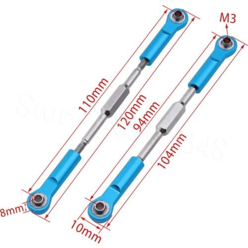 HSP 1/8 Upgrade Parts 860015 Alloy Aluminum Rear Upper Suspension Arm 60034 for Nitro Off Road Monster Truck RC Model Car Himoto