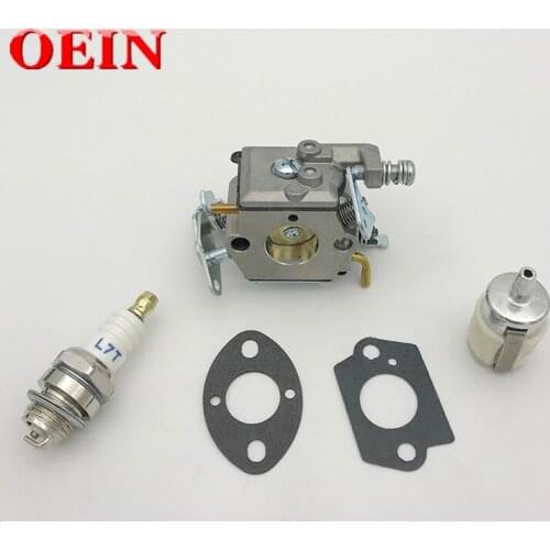 Carburetor Carb Fuel Filter Gasket Kit For Partner 350 351 Mcculloch Mac 335 435 440 Chainsaw Replacement Parts Walbro 33-29