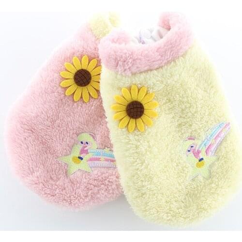 Cute Small Dog Clothes Winter Clothing Luxury Dog Clothes For Poodle Girl Dogs Puppy Button Outfits Chihuahua Apparel Wholesale