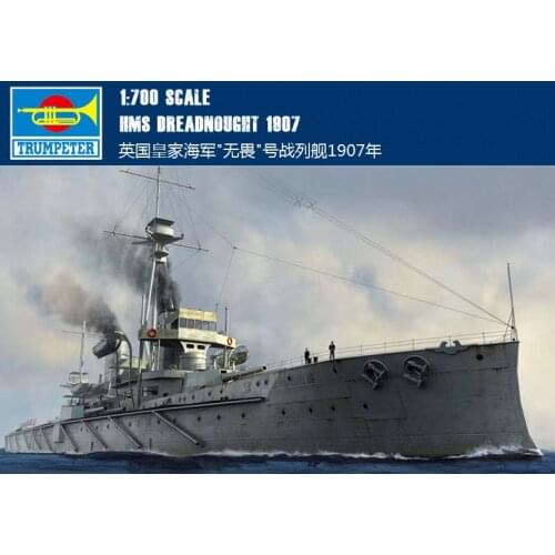 Trumpet 06704 1:700 British "fearless" battleship 1907 Assembly model