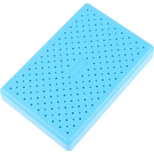 Model Hobby Parts Holder Airbrush Paint Spraying Booth Clip Stand Base Blue