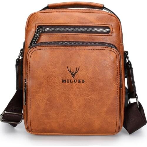 New Brand Mens Crossbody Shoulder Bags High quality Tote Fashion Business Man Messenger Bag Big Size Split Leather Bags