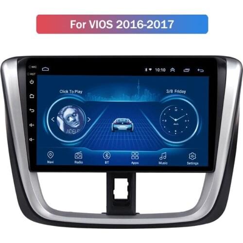 For Toyota Vios 16-17 All-in-One Navigation Machine on-Board GPs Navigator Car Media Player Multimedia System big screen