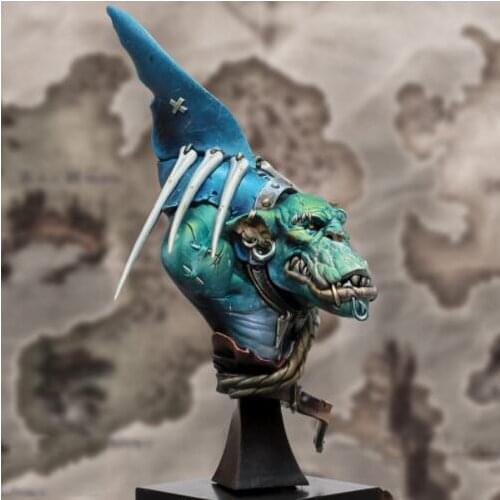 New Unassembled 1/10 THE SHARK HUNTER BUST soldier Resin Kit DIY Toys Unpainted resin model