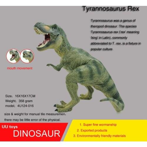 Hot toys figure Tyrannosaurus Rex high Simulation model Jurassic dinosaur toys action figure Gift toys for children