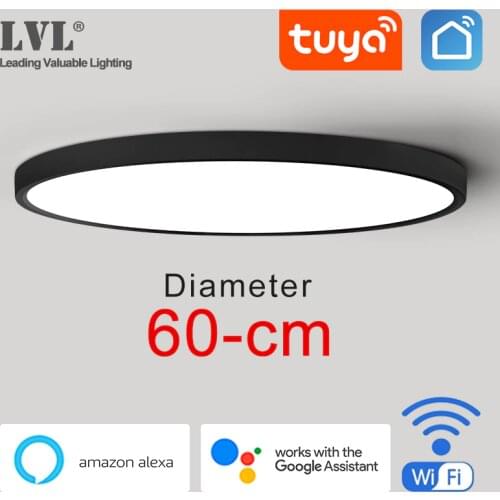 Modern LED Smart Ceiling Light 36W 45W WiFi Tuya App Google Home Alexa Echo AI Voice Control Surface Mounting Ceiling Lamp