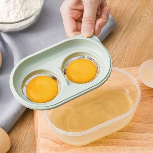 Egg Yolk White Separator With Storage Box Large Capacity Baking Tools 14 x 9 x 7 cm Filter Cooking Gadgets Kitchen Accessories