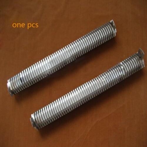 Finned ceramic heaters heating tube white corundum temperature resistance 1400 degrees 1pc