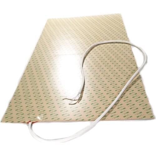 700*1200*1.5mm 380v 6500w silicone heater for conveyor belt adhesive 2 side 2000mm lead wire