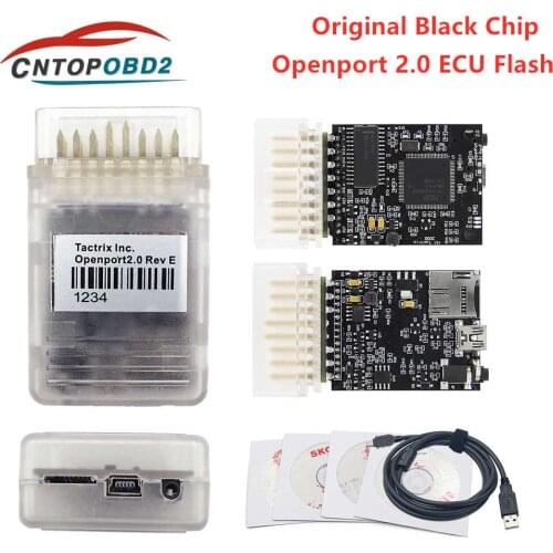 Tactrix Openport 2.0 ECU Flash Chip Tuning Tool Openport 2.0 J2534 ECUFLASH OBD2 Connector Support Multi Brand Cars For TI S