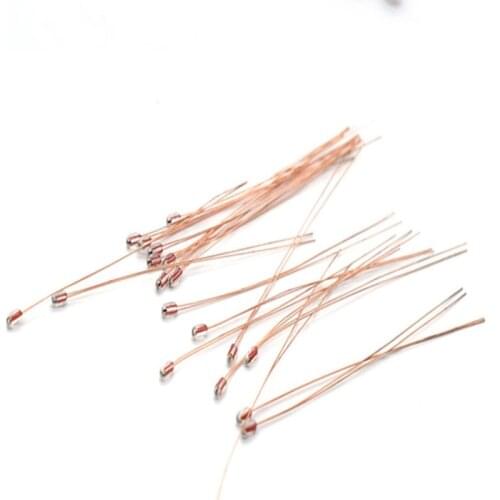 10 pcs/lot 3D Printer NTC Thermistor 100 K Accuracy 1% B Value 3950 1.8MM Temperature Sensor 3D Printer Parts