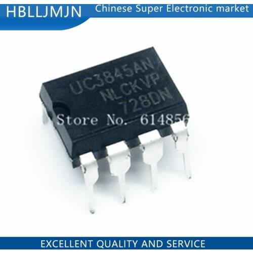 10PCS UC3845B DIP-8 UC3845A DIP8 UC3845AN UC3845BN UC3845 DIP