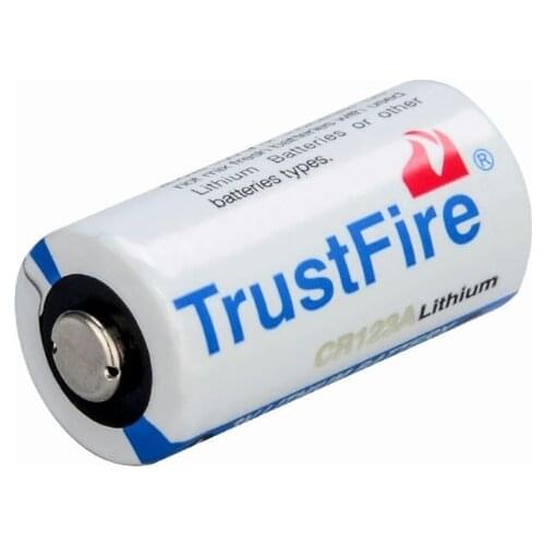 4 Pack CR123A 3V Lithium Non-Rechargeable 1300mAh Battery for Photo Camera Light