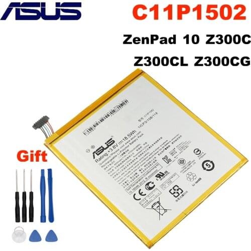 ASUS C11P1502 4890mAh High Capacity Tablet PC Battery For ASUS ZenPad10 Z300C Z300M P021(Z300CG) Z300CL ZenPad 10 P023 P01T 10.1