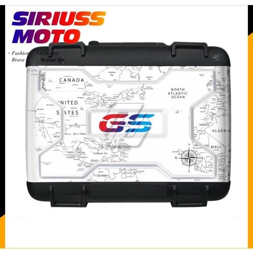 Motorcycle Sticker Case for BMW Vario Case 2004-2012 R1200GS R1250GS Sticker Easy Remove