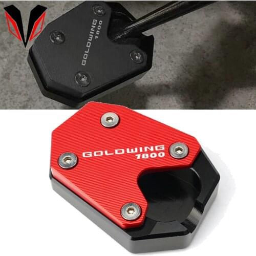 For Honda Goldwing 1800 GL1800 2018 2019 Accessories Motorcycle Side Stand Pad Plate Kickstand Enlarger Support Extension