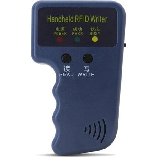 Handheld 125KHz RFID ID Card Copier Writer Key Cards Duplicator Programmer Reader Match Writable EM4305 ID Keyfobs Tags Card