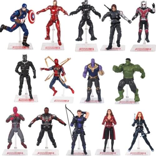 17cm Infinity War Action Figures Thanos Hulk Iron Man Collectible Model Toys Birthday Gifts