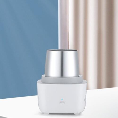 Electric Car Heating and Cooling Cup Mini Refrigerator for Milk Beverage Tea Drinking Beer Hot or Cold Fast Cooling EU Plug