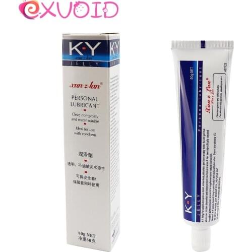 EXVOID 50g Silk Touch Massage Oil Vagina Lubrication Gel Lubricant for Anal Water Based Lube Oil Sex Toys for Gay Couples