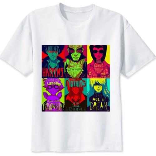 Cowboy bebop TShirt men boy Summer O Neck white youth t shirt casual white print anime t-Shirts men top tees MR2821