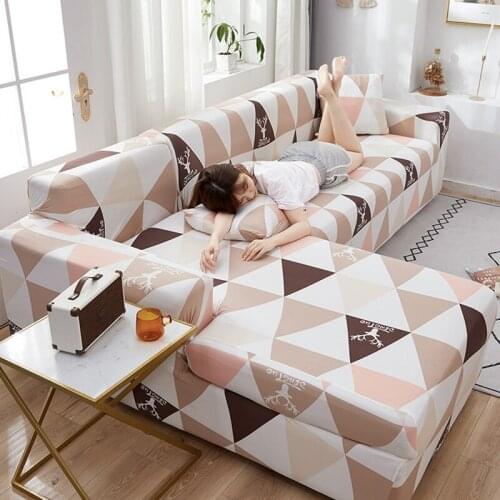 Sofa Cover Set Couch Cover Elastic Sofa Cover for Living Room Pets Corner L Shaped Chaise Longue Sofa-Cover