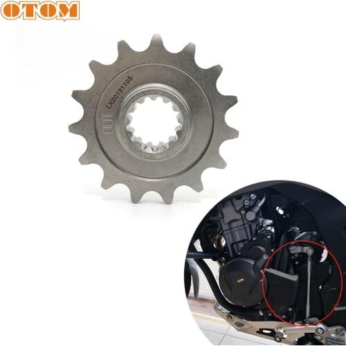 OTOM 520-15T Small Sprocket For Loncin LX500 Hengjian Excelle 500 Chinese Motorcycle Modified Engine Chain Plate Gear Fly Cheel