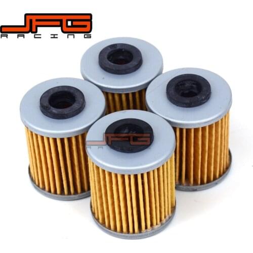 Motorcycle 4 Pcs Oil Filter Cleaner For KAWASAKI KX250F 2004 2005 2006 2007 2008 2009 2010 2011 2012 2013 2014 2015