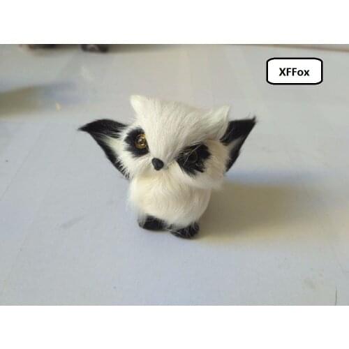Cute simulation wings owl model polyethylene&fur real life white owl doll gift about 8x7cm xf1047