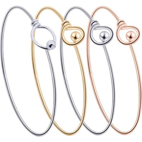 Fashion Simple Opening Metal Bangle Alloy Adjustable Bracelet Scissors Bracelet For Women Charms 4 Colors Option