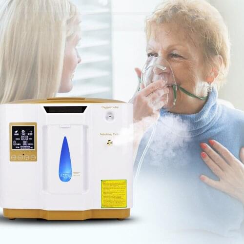 Small Portable Plateau Car Oxygen Inhaler 7L High Concentration Oxygen Generator Home Oxygen Machine For Elderly Pregnant Woman
