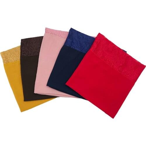 New design high quality solid bubble chiffon two lace woman scarf shawls headband hijab muslim foulard wraps scarf 10pcs/lot