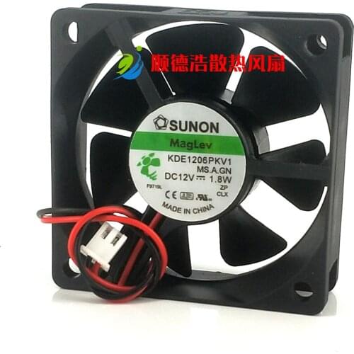 New original KDE1206PKV1 6020 12V 1.8W 6cm magnetic levitation projector silent fan