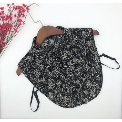 New Style Stand Fake Collars Bowknits Shirt Blouse Detachable Collars Removable Women Chiffon Neck Ties Decor Nep Kraagie