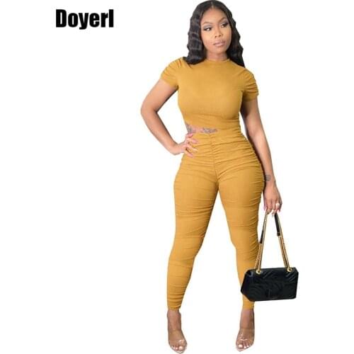 Bodycon Two Piece Pants Set Women Elegant Sexy 2 Piece Club Outfits Matching Sets for Women Casual Summer Two Piece Set Crop Top