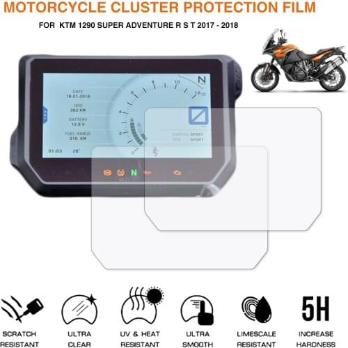 Motorcycle Cluster Scratch Protection Film Screen Protector For KTM 1290 SUPER DUKE ADU R S T 2017 2018