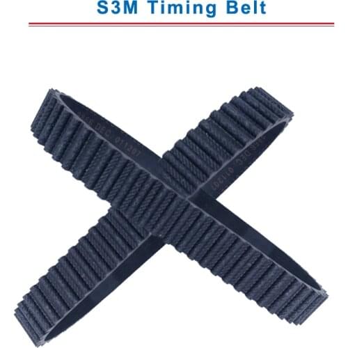 S3M Timing Belt with circular teeth model S3M-501/504/507/510/519/522/525/537/540/558 teeth pitch 3mm belt thickness 2.2mm