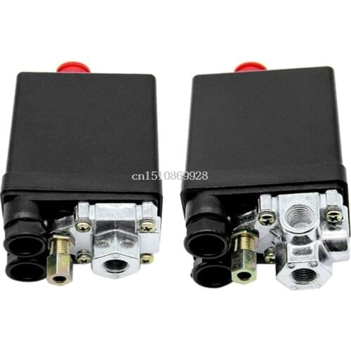 Heavy Duty Air Compressor Pressure Switch Control Valve 90-120PSI 1/4 Port