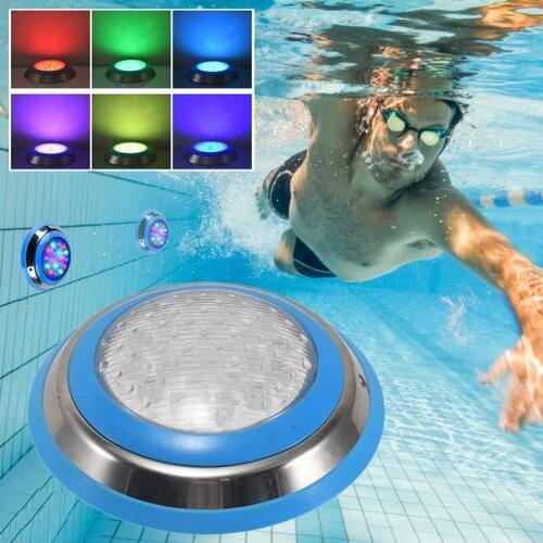 LED Wall Hanging Swimming Pool Light Underwater Colorful RGB Pool Swimming Pool Wall Light Underwater Remote Control Light