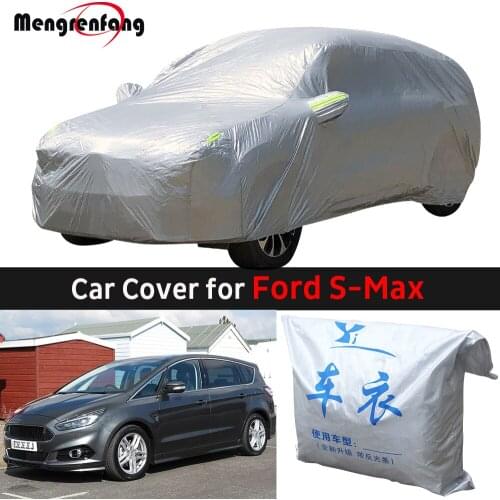 Outdoor Car Cover For Ford S-Max 2006-2021 MPV Indoor Sun Anti-UV Rain Fog Snow Protection Dust Proof Cover