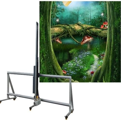 Vertical Inkjet Printer On Wall 3D Mural Printing Machine Direct To Wall Printer/wallprinter Wall Inkjet Printer