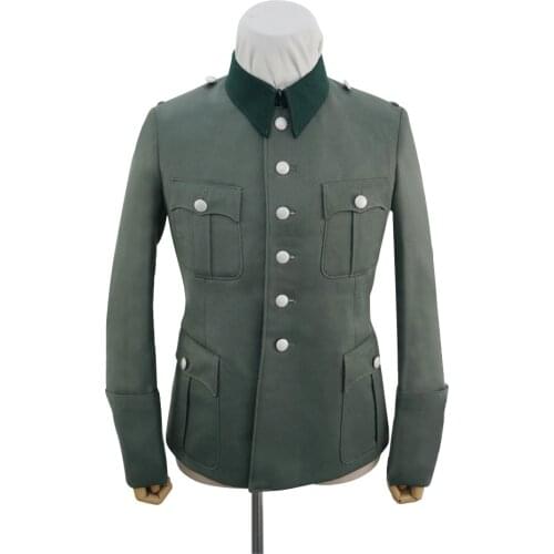 GUDA-B002-OFF WWII German Heer M41 officer Gabardine service tunic Jacket