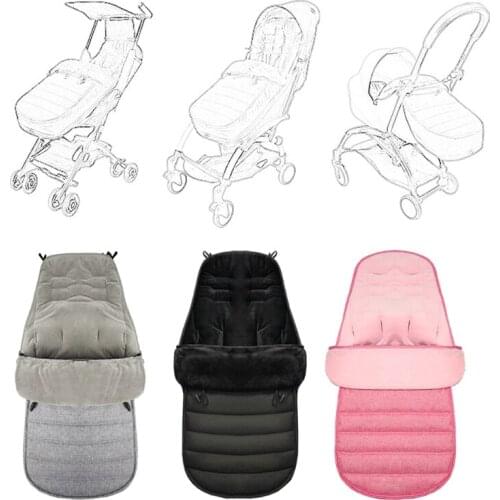 Winter Thick Sleeping Bags Warm Baby Sleepsack Envelope For Newborn Infant Windproof Stroller Cushion Footmuff For Pram
