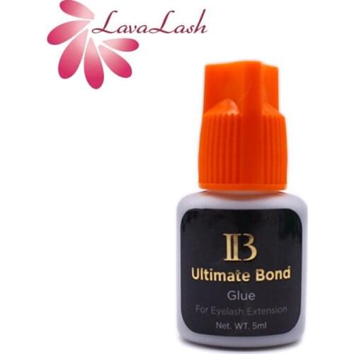 1 Bottle I-Beauty Korea IB Ultimate Bond Glue Individual Eyelash Extensions Glue Orange Cap 5ml False Eyelash Glue Makeup Tools