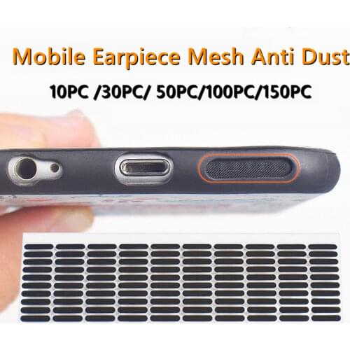 100 pcs Lot Universal Mobile Phone Speaker Earpiece Net Mesh Anti Dust Proof Sticker For Apple Samsung Sony Huawei Xiaomi Redmi