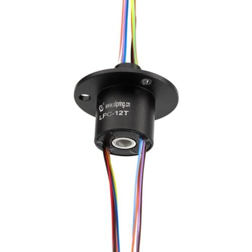 12 Circuits Capsule Slip Ring 2A Each Circuit Precious Metal And Insulated Lead Wires For Commercial Robotic Applications jp