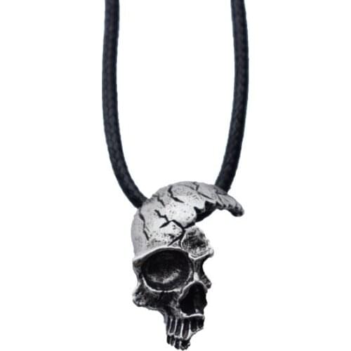 12pcs Gothic Dead Head Skull Pendant Necklace Men' Punk Jewelry
