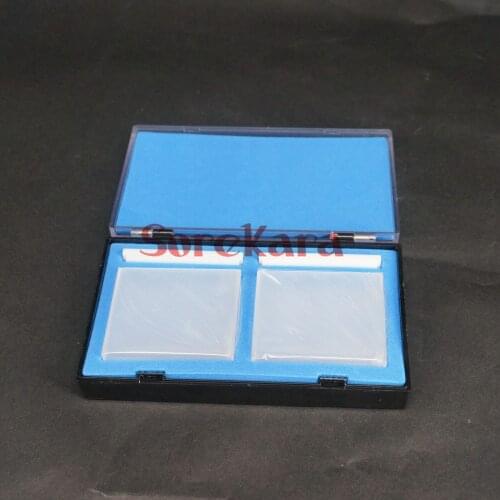 2pcs A box 50mm Optical Quartz Cuvettes Cell Cuvette for Spectrophotometer